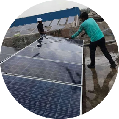 Solar Panel Cleaning system