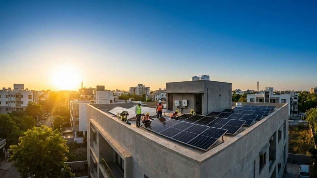 Best Solar Company in Vadodara rooftop solar installation