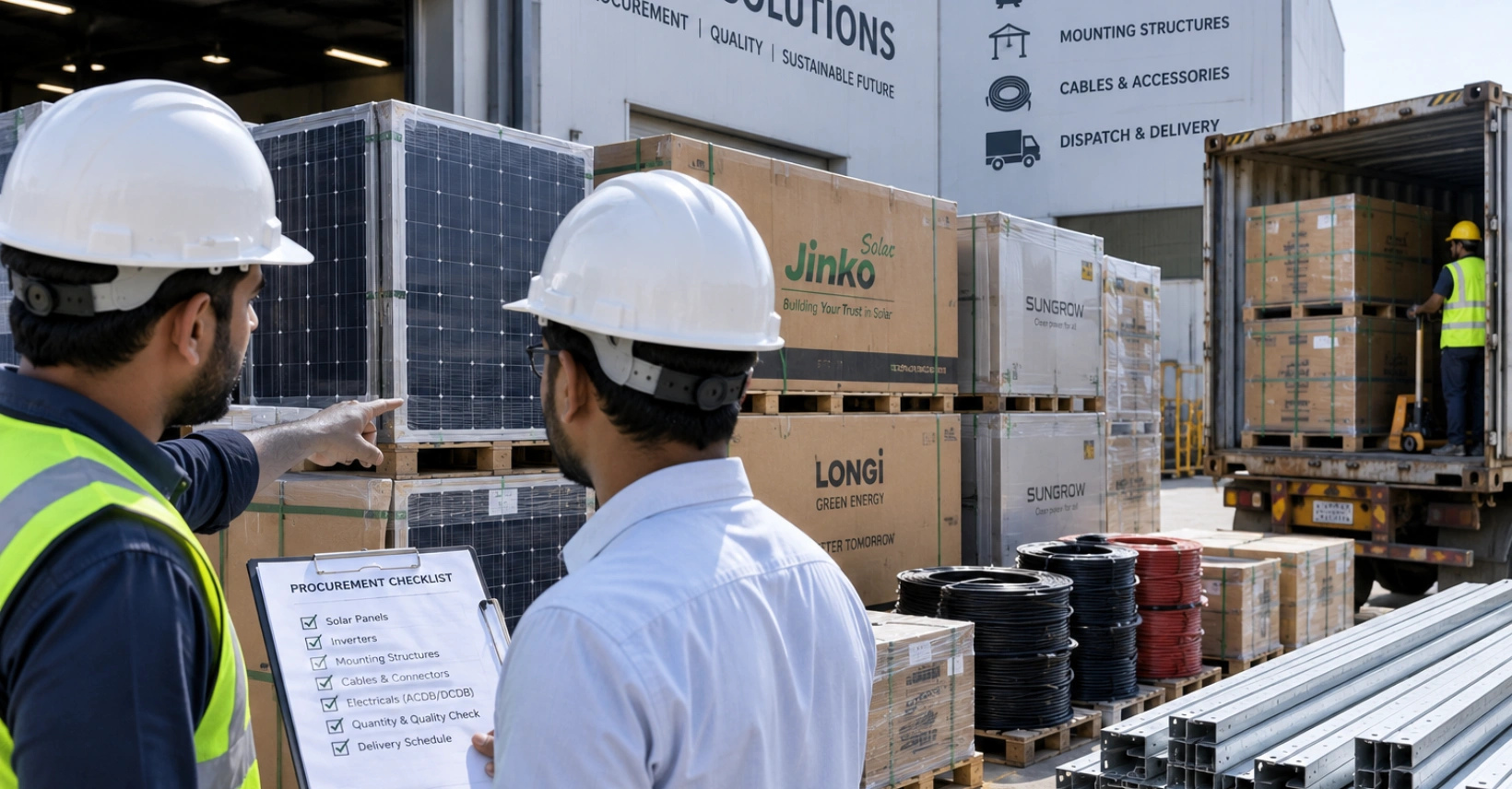 Procurement Support for Solar Components